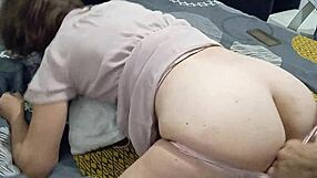 amoul solo rushes one-shot clothed satin panty slut in spandex doggystyle pov