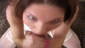 devlyn lace swallows every drop after deepthroat