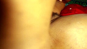 desi bhabhi squirms as i lick hairy pussy then slam wet hole