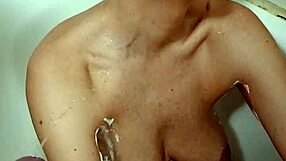 German whore Sandra drinks my golden shower piss eagerly