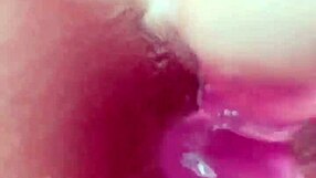 I watch porn and jerk off my tight wet holes cumming from anal toy