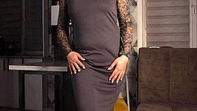 her fingers dive deep into wet pussy then she squirts hard over toys