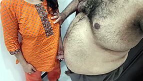 lucky old man pounds desi stepdaughter's wet arab hole