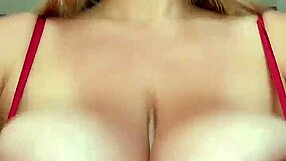 big natural tits bounce wildly as wet boobs shake all over