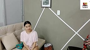 lonely latina squirts on dildo till stepdad fucks her horny pussy full story