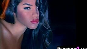 big tits asian babe morena corwin strips naked while latina tamara sky flaunts her hot bubble butt