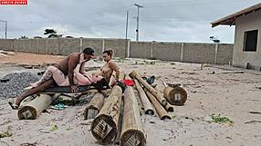 surprise payment from the bosses with ripped clothes and cock