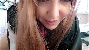 pregnant indian cosplay alien feeds on latex belly sex