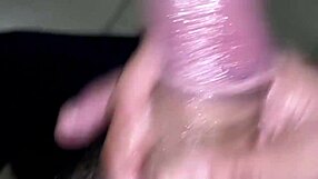 amateur guy gets intense handjob with massive cumshot