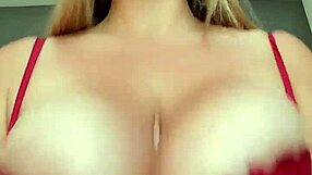 big natural tits bounce wildly as wet boobs shake all over