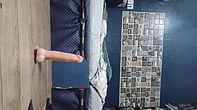 18yo neighbor girl squirts fountain on stranger's cock after anal toy play