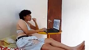 Two curvy Latinas suck my cock outdoors. Real homemade fantasy sex with hot cum in mouths