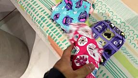 i can't resist my perverted stepdad rubbing his dirty cock on my intimate zone