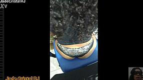 Wife's Juicy Shaved Pussy Dripping as Naughty Exhibitionist Orgasms Hard