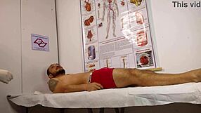 😏 patient gets so horny eyeing sexy nurse's juicy curves 👅