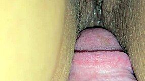 I end masturbation in doggy with hot creampie flooding my tight wet ass feels amazing