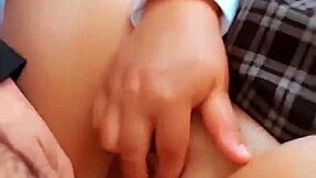 Innocent Faced Mexican Schoolgirl's Tight Ass Takes Raw Creampie Outdoor