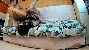 skinny milf wife in stockings rides amateur homemade cock hard