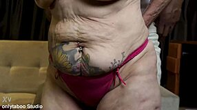 Ugly 77-year-old chubby granny takes huge black cock deep in fat asshole