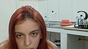 innocent maid tempts married boss into wild fuck and mouth cumshot finish