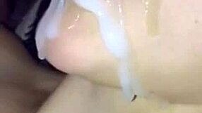 vietnamese cumshot on shaved pussy hardcore
