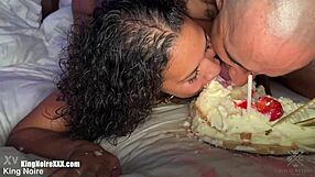 wanna eat cake off her fat ass then her big black cock before she squirts?