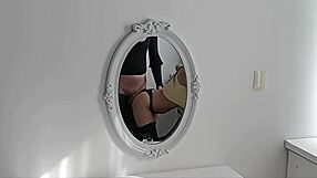 big cock fucks my thong on barefoot latina ass and tits