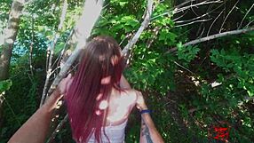 Fucked the Waitress Hard During Break - Orgasm in Public Outdoors!