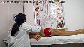 😏 patient gets so horny eyeing sexy nurse's juicy curves 👅