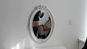 big cock fucks my thong on barefoot latina ass and tits