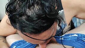 full of horniness i told maid suck my cock deep