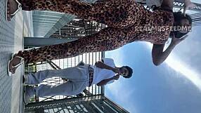 Memphis River Walk Sextape Flashing Wet Pussy Bent Over Big Black Cock Doggystyle