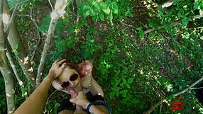 Fucked the Waitress Hard During Break - Orgasm in Public Outdoors!