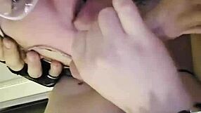 brutal amateur couple anal pounding and deepthroat cumshots