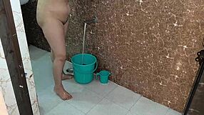 Desi girl deepthroats muscular friend's monster cock in homemade