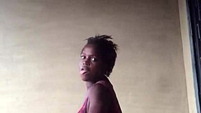 Hey, check out this crazy bitch twerking her big ass outdoors