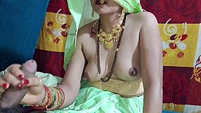 Beautiful Indian bride's first dirty pussy fuck breaks her virgin seal in Hindi