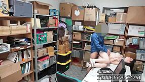 hd extreme teen anal threesome busts burglar suspect!!