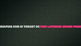 gorgeous asian maid chokes on massive cumload balls-deep throat