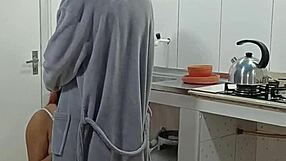 innocent maid tempts married boss into wild fuck and mouth cumshot finish