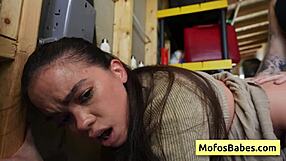 Horny Brunette Begs: Fuck Me Fast in the Van, Gardener!