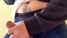 Would you stroke this huge cock outdoors till orgasm hits?