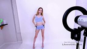 ever wonder how a sun-kissed blonde cutie surrenders her tight holes in a steamy modeling audition?