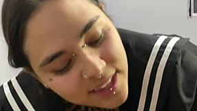 imagine a curvy tattooed schoolgirl whore sneaking off to fuck her classmate's thick cock in homemade style