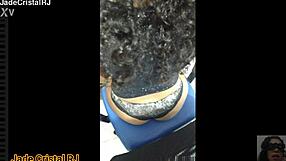 Wife's Juicy Shaved Pussy Dripping as Naughty Exhibitionist Orgasms Hard