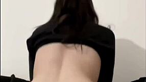 horny british coed squirts hard from solo toy play on webcam pov