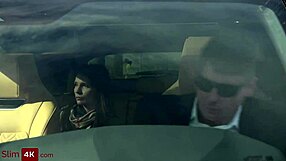 Skinny Cleaning Lady Takes Double Penetration from Driver and Servant in Wild Threesome