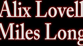 Short Haired Alix Lovell Blows Miles Long Swallows Every Cum Drop