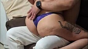 amateur couple kisses she sucks his dick rides cowgirl till creampie 😍💦