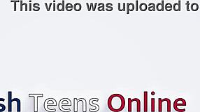 costumed student deepthroats gloryhole cock cum facial swallow